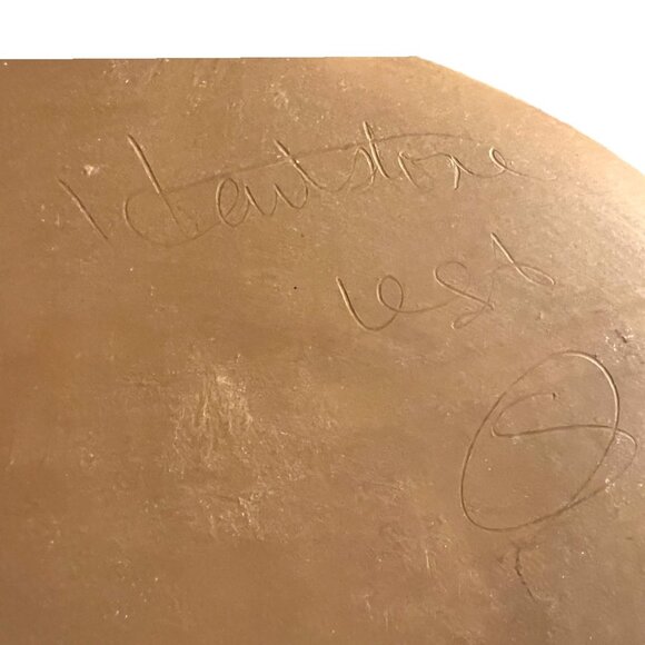 Vtg 1981 Hartstone COOKIE MOLD Stoneware Peace & Plenty Cornucopia Harvest 6.5" - Picture 12 of 13